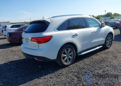 2014 Acura Mdx Advance Pkg W/Entertainment Pkg from USA, damaged, VIN 5FRYD4H87EB002344